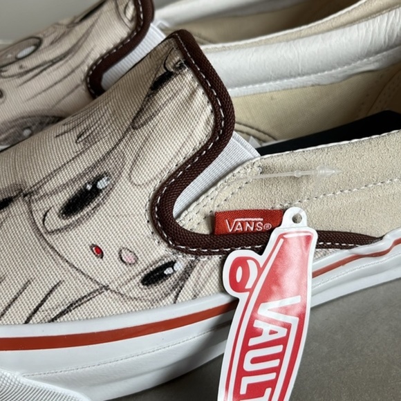 Vans x Javier Calleja OG Classic Slip-On Potting Soil Turtledove Sneakers - Picture 8 of 11